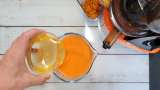 Suco de espinheiro-mar com limão e mel - Preparação etapa 4